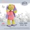 Creative Expressions Isabel Bunny Knitty Critters Pocket Pal Crochet Kit